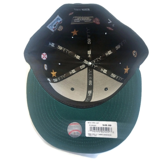 59Fifty New Era Size 7 1/4 Arizona Diamondbacks Fitted Holly Pack Hat Cap - Picture 6 of 7